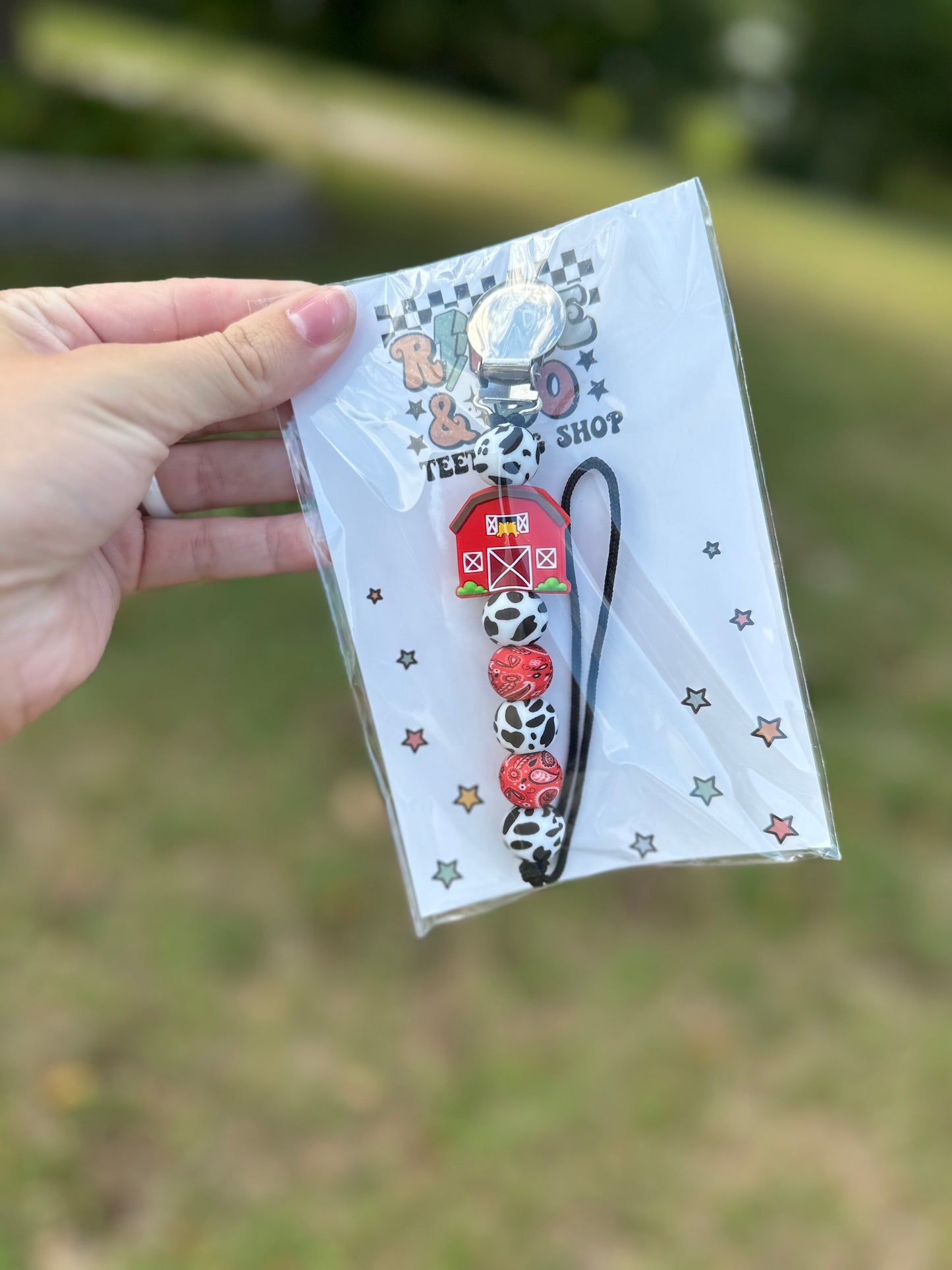 Barn paci clip