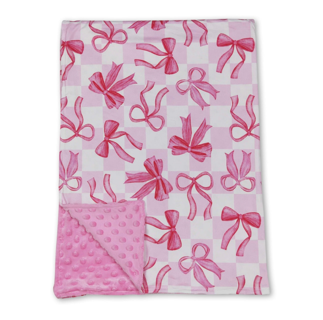 Large bow blanket