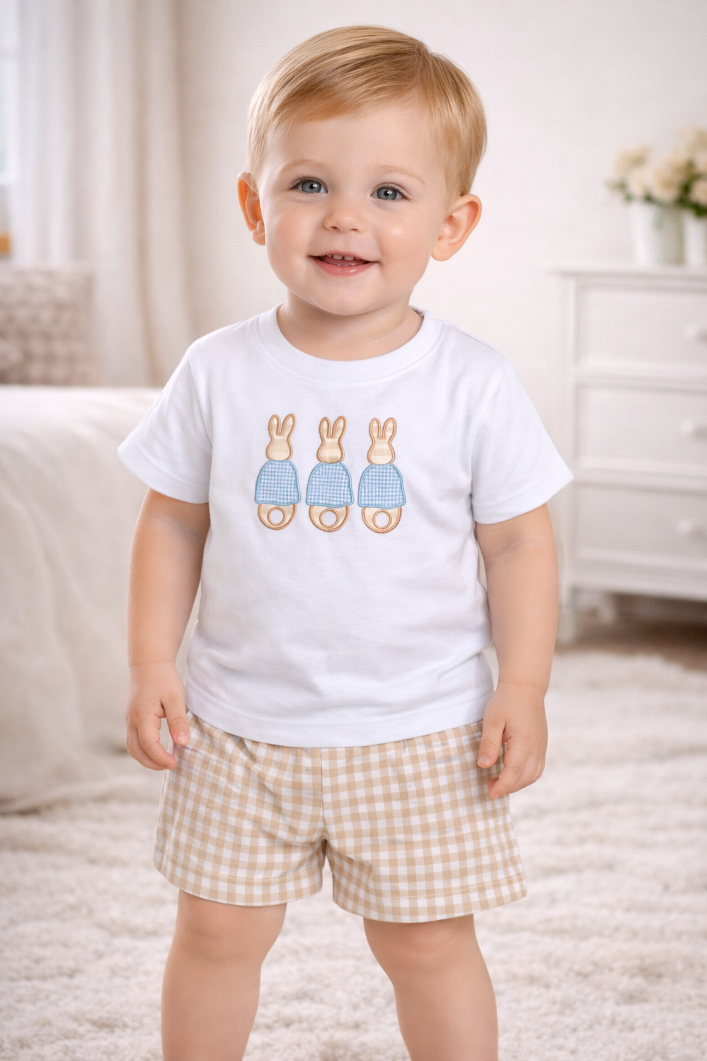Plaid bunny set