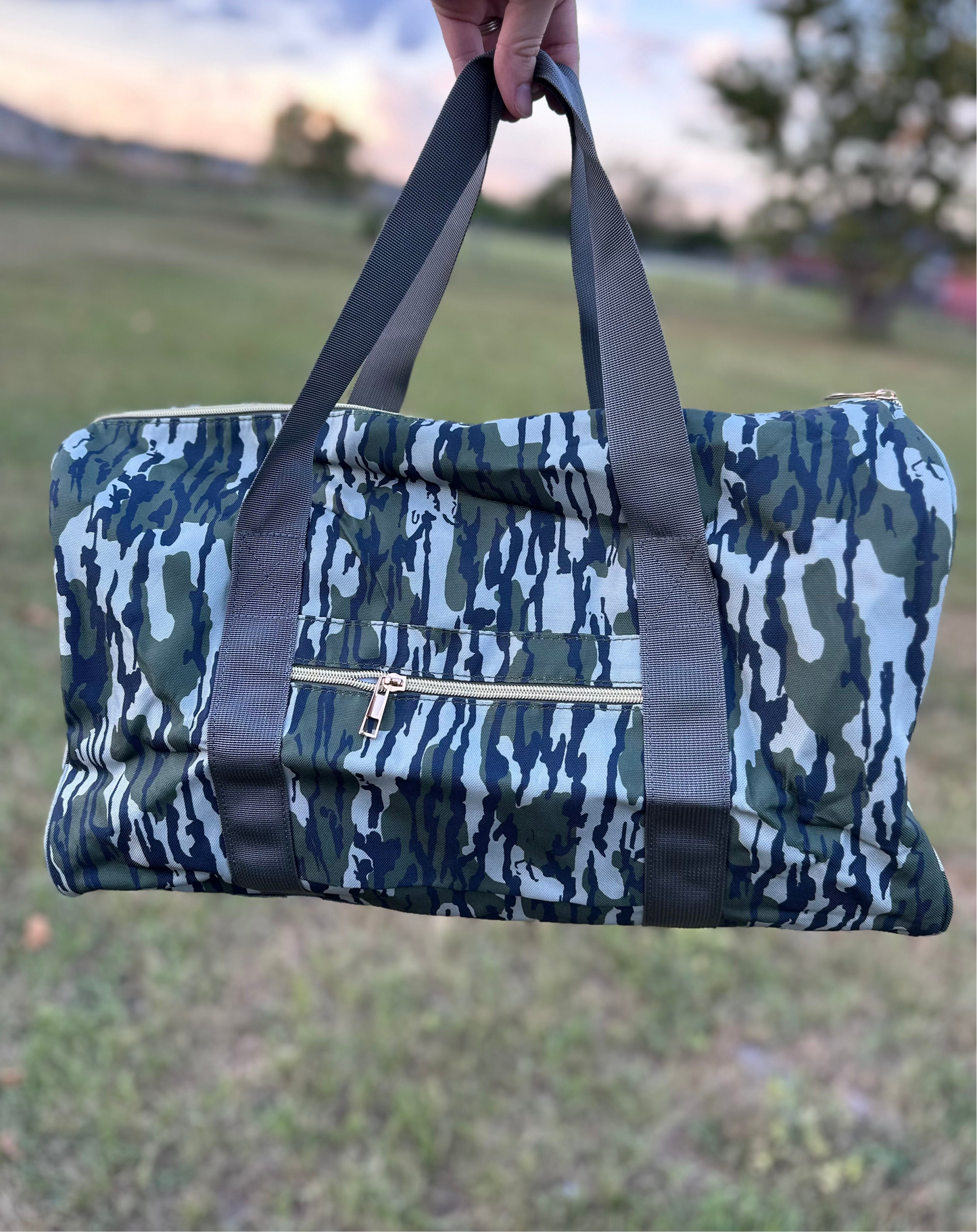 Camo Duffel Bag